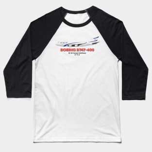 Boeing B747-400 - El Al Israel Airlines Baseball T-Shirt